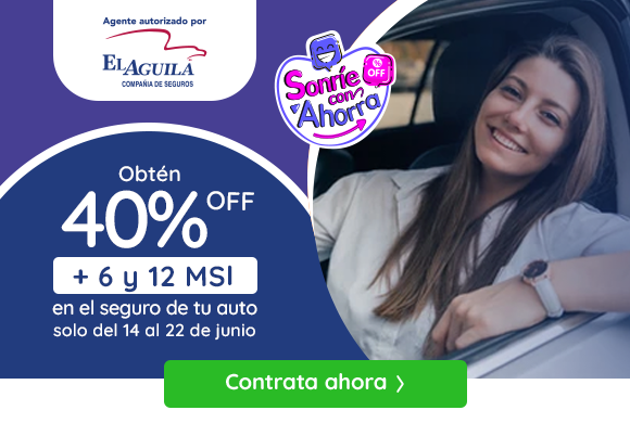40% de Descuento +6 y 12 Meses sin Intereses