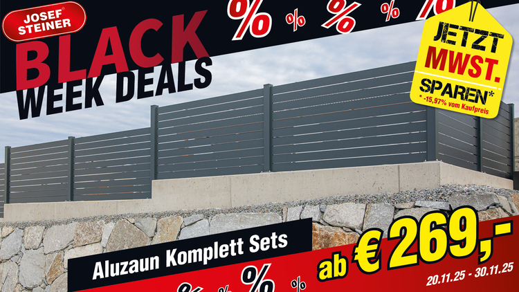 Alu Zaun Komplett-Sets
