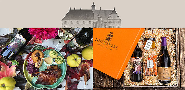 Genussmomente und Geschenkboxen vom Weingut Holzapfel